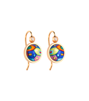 Earrings Cabochon Hanger with Brilliant