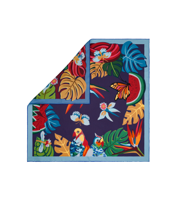 SILK SCARF DOUBLE-SIDED 63X63