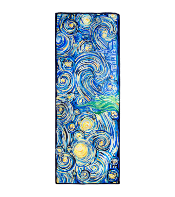 Silk Scarf All-Over Double Face Twill