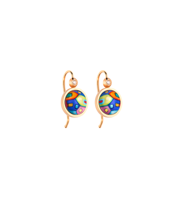 Earrings Cabochon Hanger with Brilliant