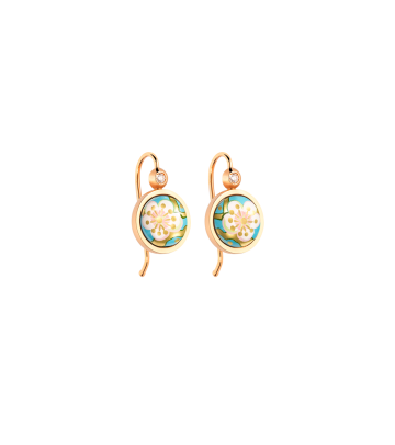 Earrings Cabochon Hanger with Brilliant