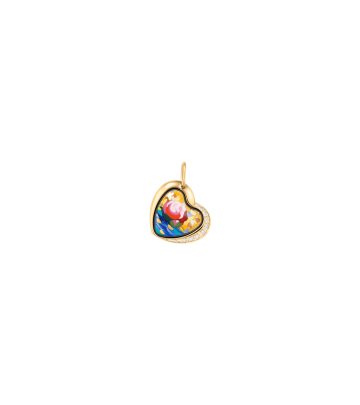 Pendant Heart with Diamonds