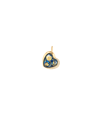 Pendant Heart with Diamonds
