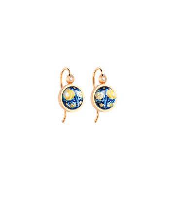 Earrings Cabochon Hanger with Brilliant