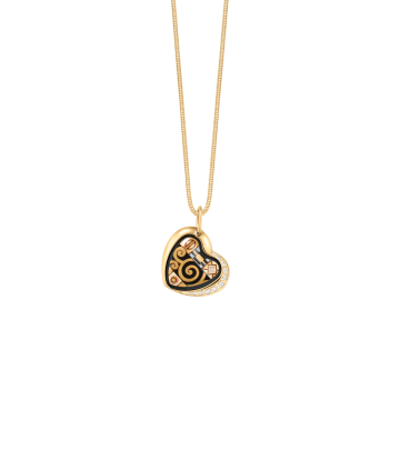 Pendant Heart with Diamonds