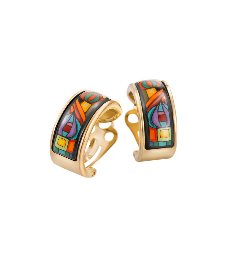Серьги Мини-креолы