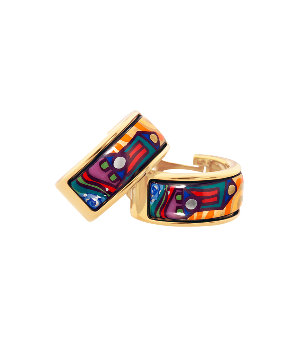 Серьги Мини-креолы
