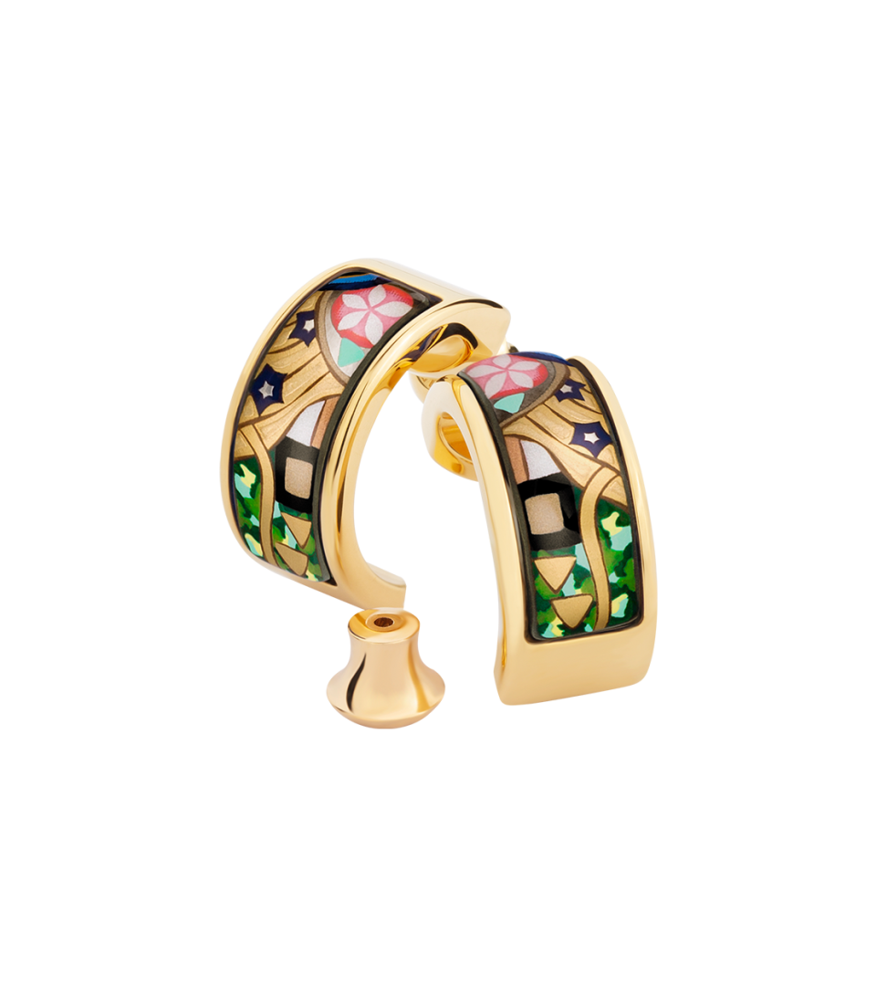 Серьги Мини-креолы