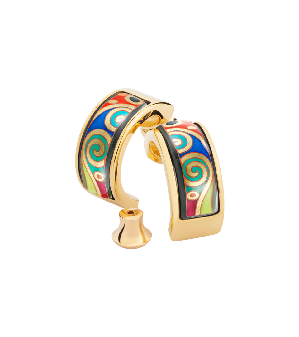 Серьги Мини-креолы
