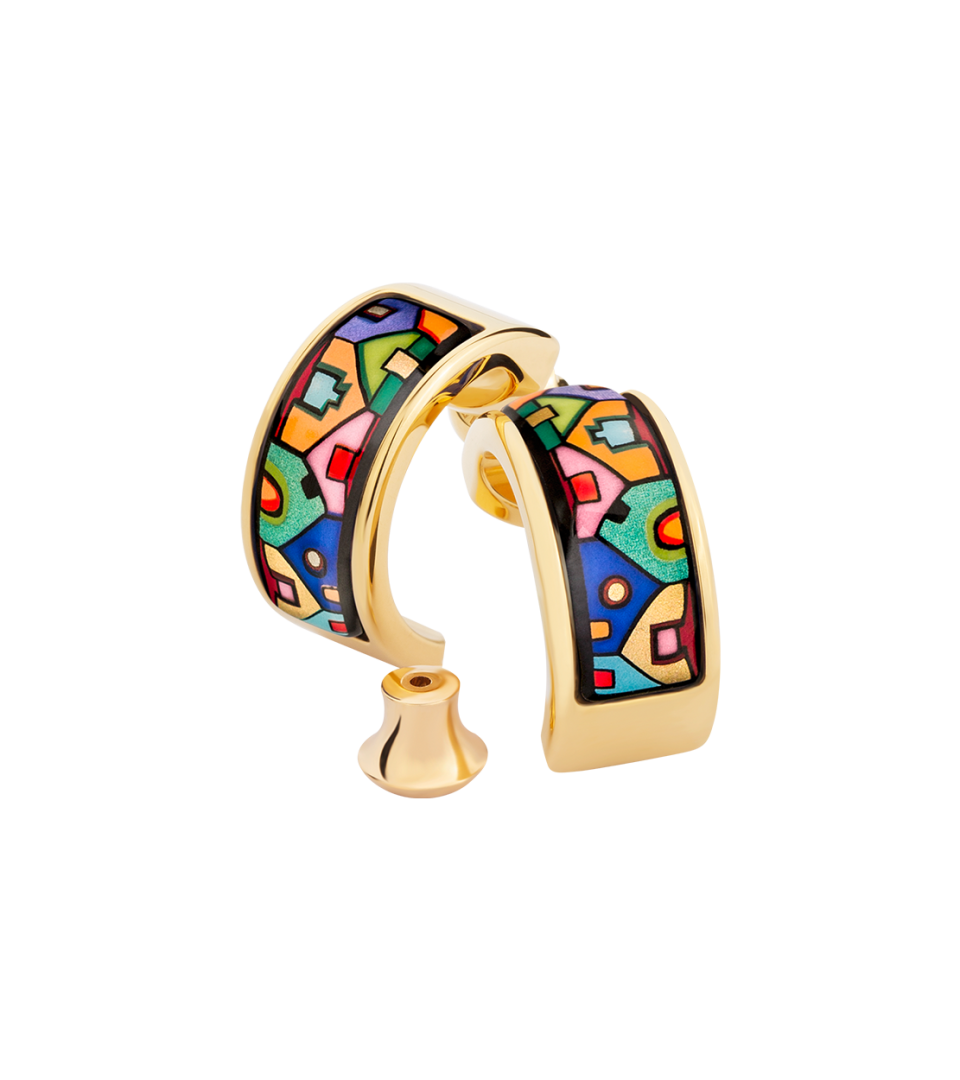 Серьги Мини-креолы
