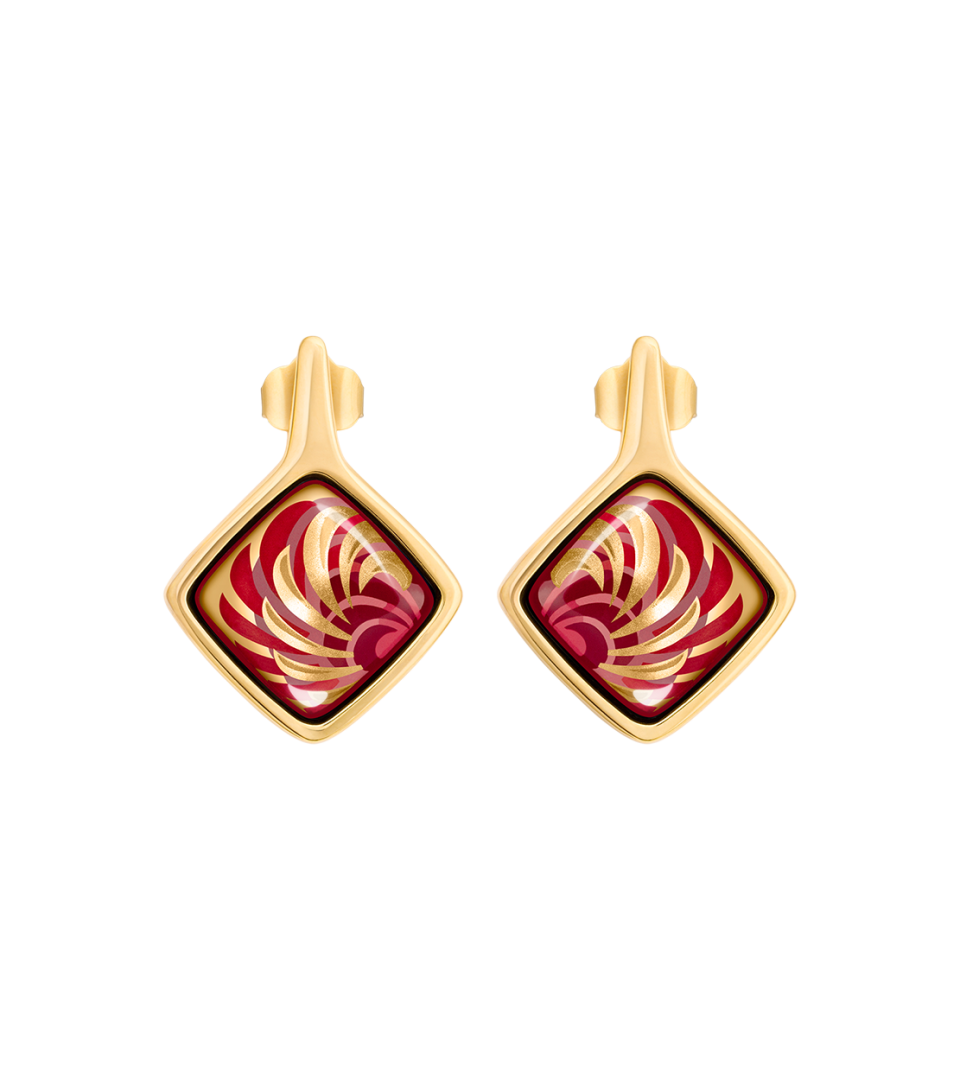 Серьги «Каре»