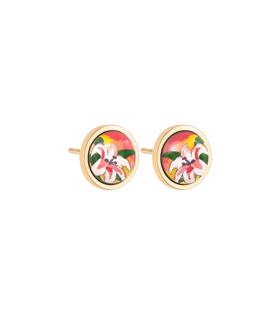 Серьги Кабошоны