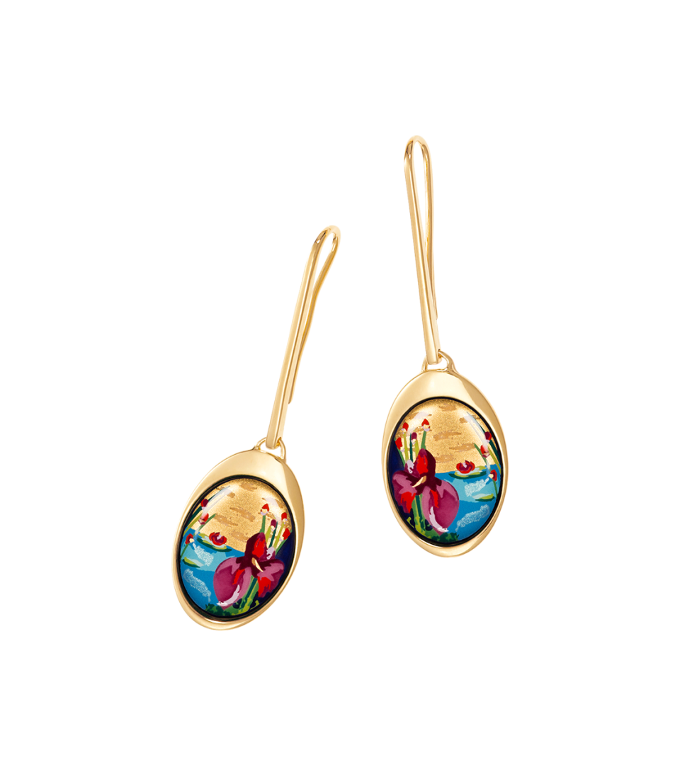 Серьги Капли воды