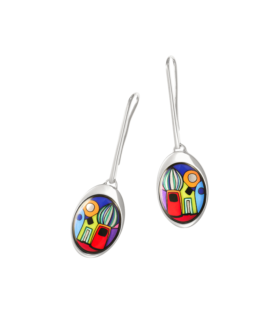 Серьги Капли воды