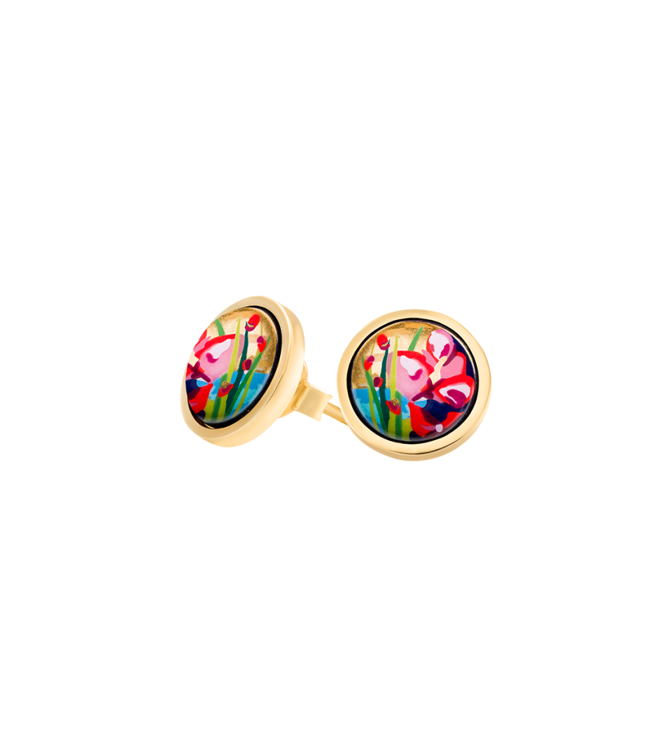 Серьги Кабошоны