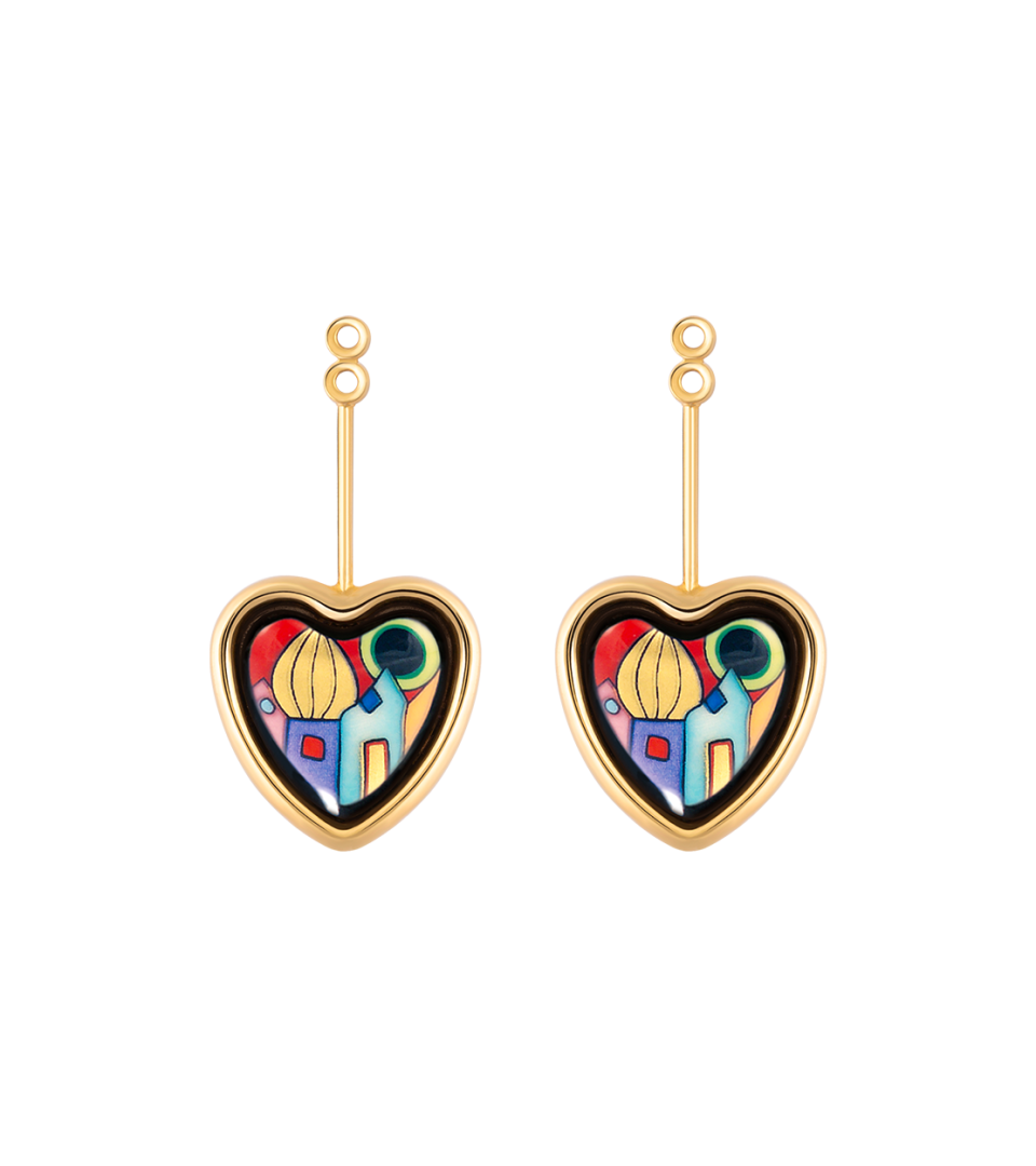 Серьги "сердце"