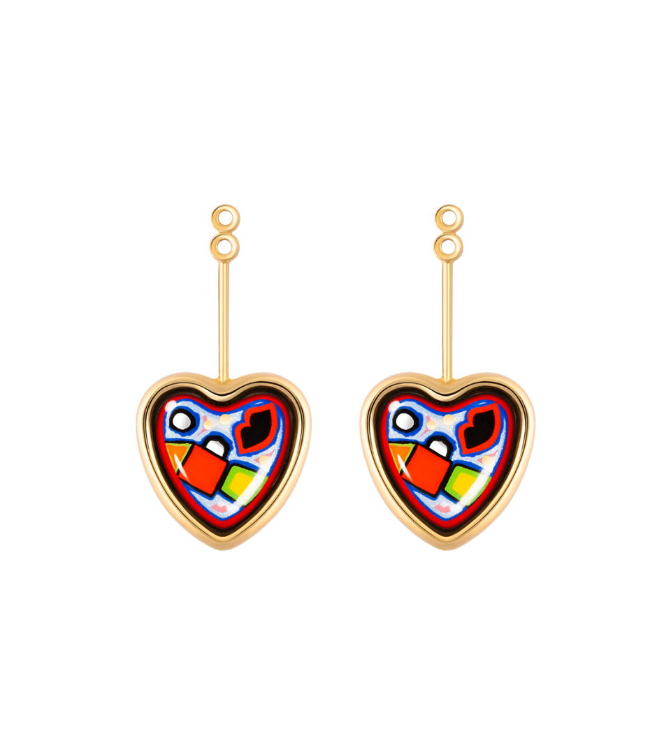 Серьги "сердце"