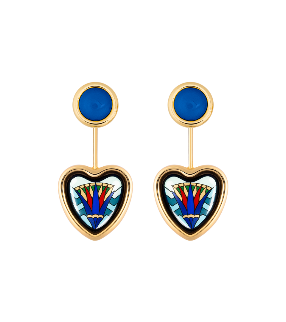 Серьги "сердце"