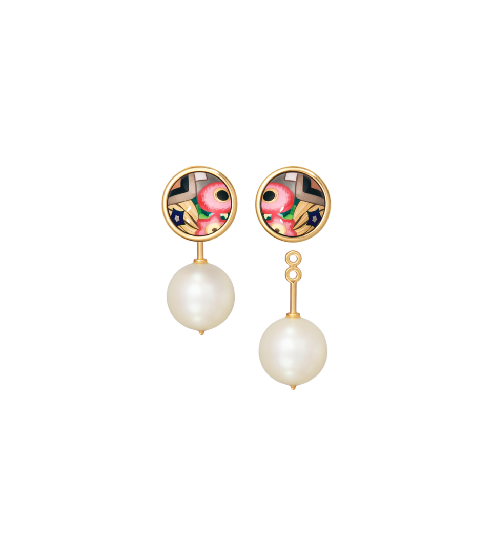 Серьги "Жемчужная капля"