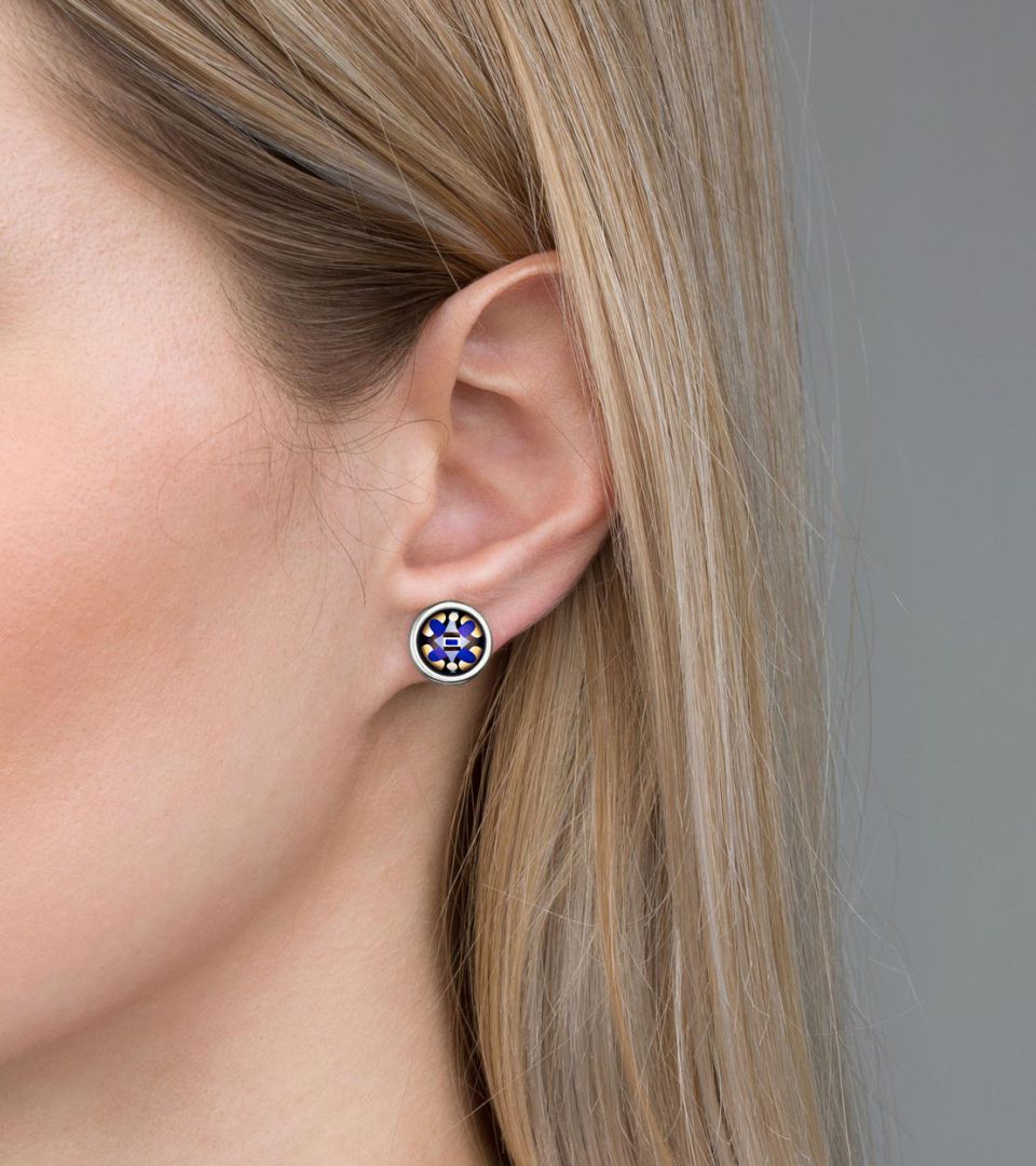 Серьги Кабошоны