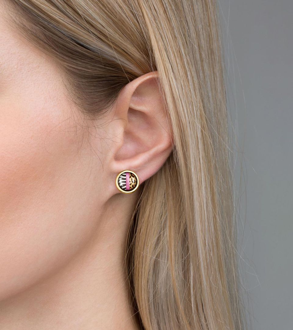 Серьги Кабошоны