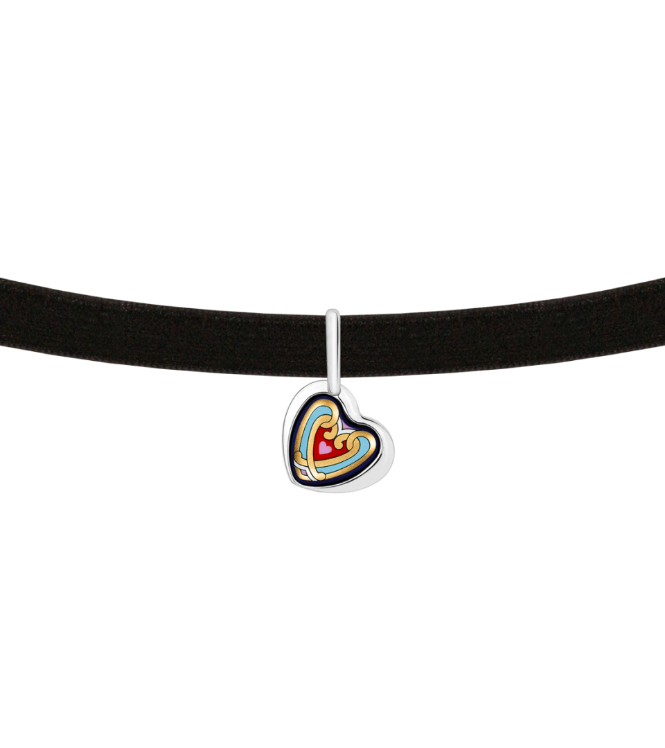 Asymmetric Heart with Choker