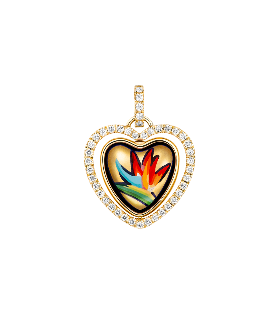 Double Sided Heart Pendant