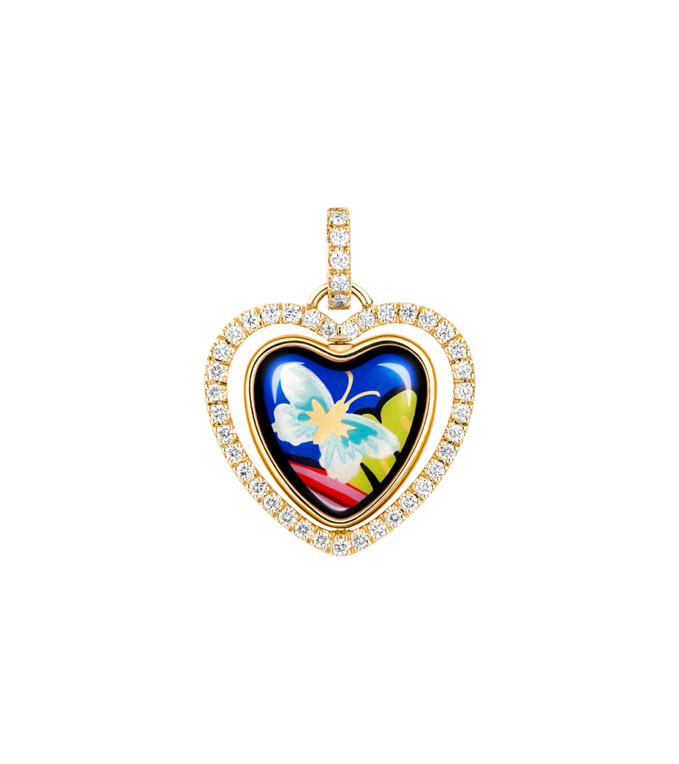 Double Sided Heart Pendant