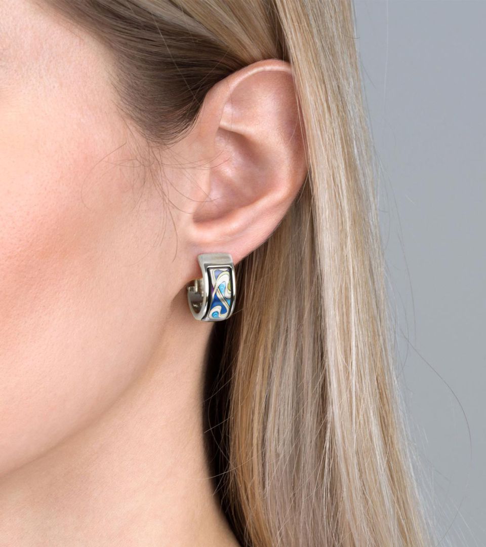 Серьги Мини-креолы