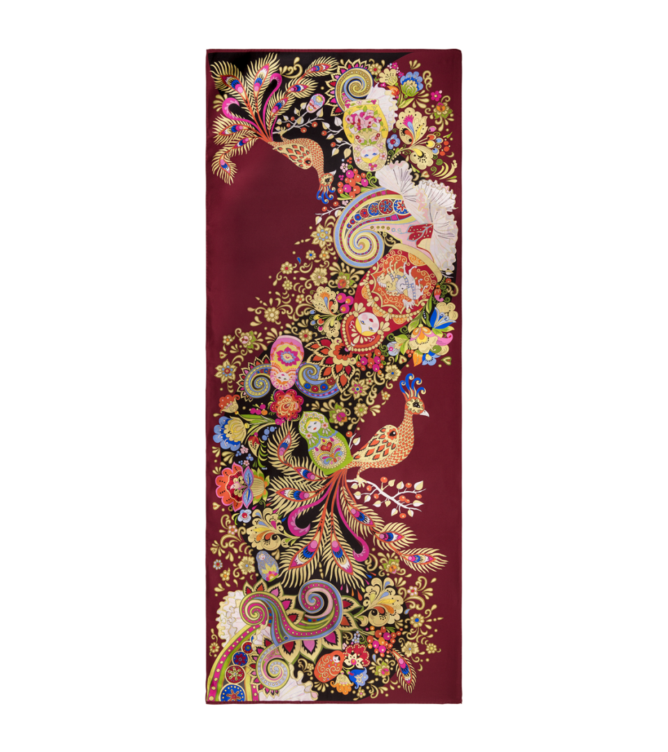 Двусторонний твиловый шарф