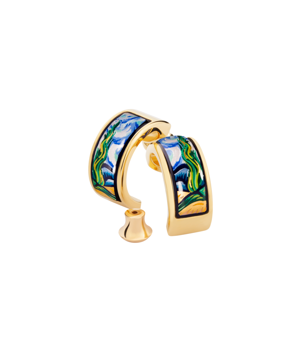 Серьги Мини-креолы
