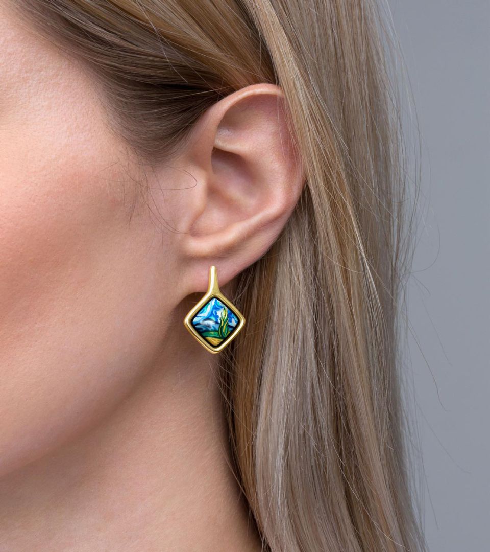 Earrings Carré