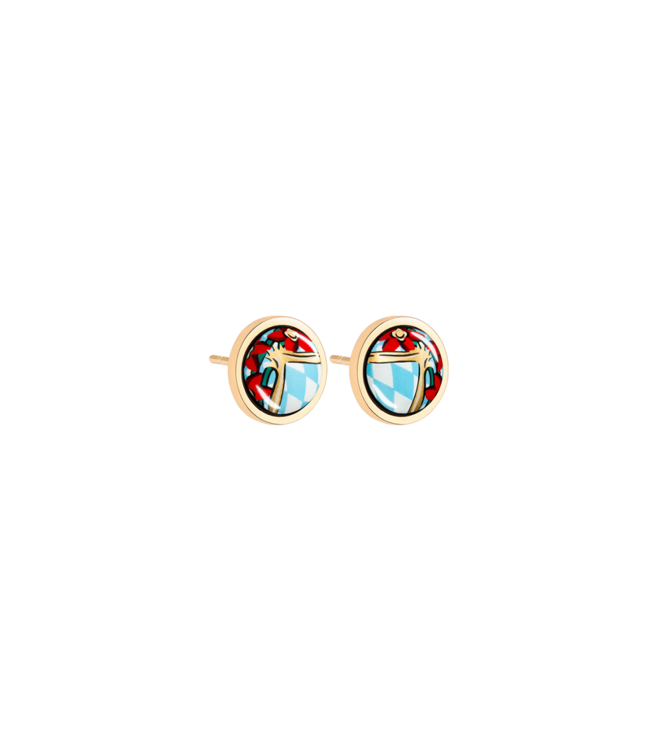 Серьги Кабошоны