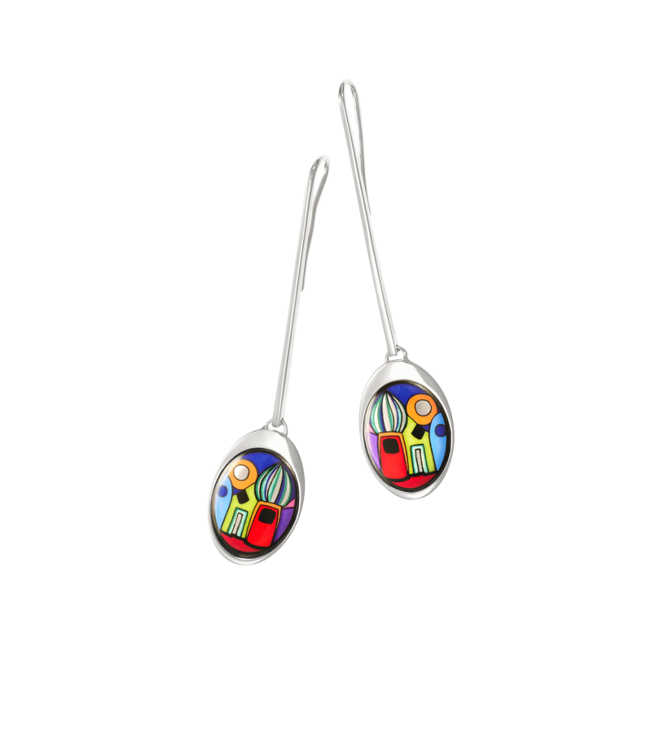 Серьги Капли воды