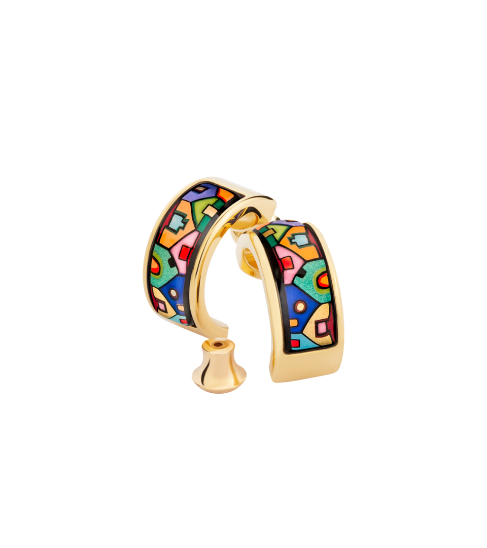 Серьги Мини-креолы