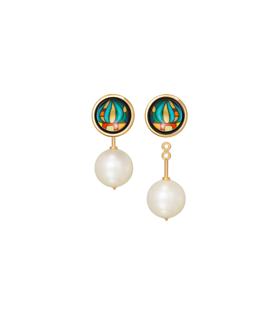 Серьги "Жемчужная капля"