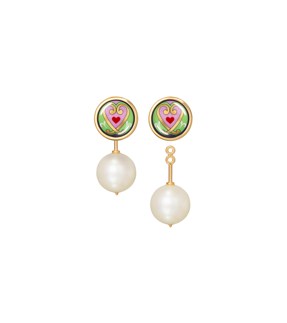 Серьги "Жемчужная капля"