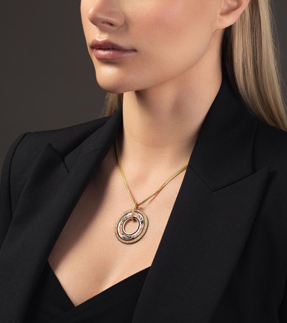 Подвеска Елена с бриллиантами