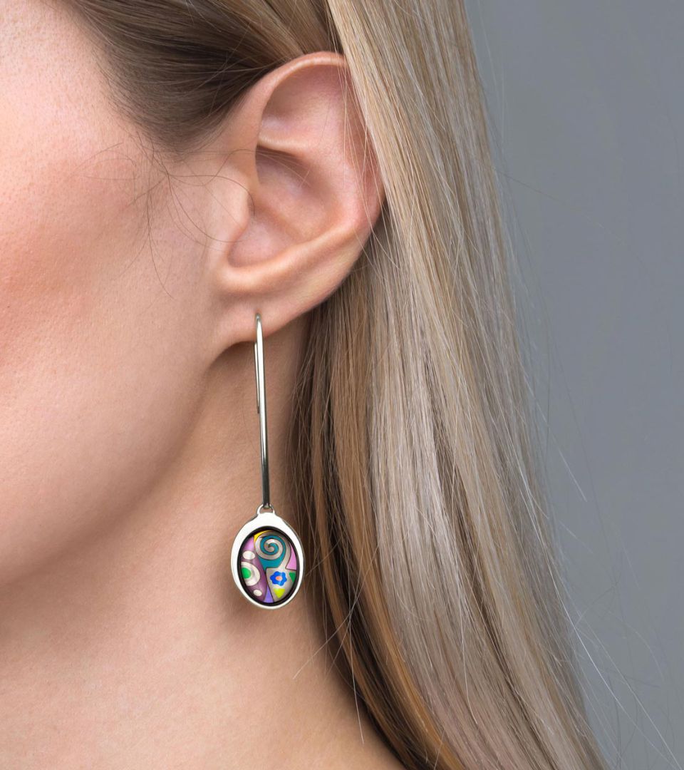 Серьги Капли воды