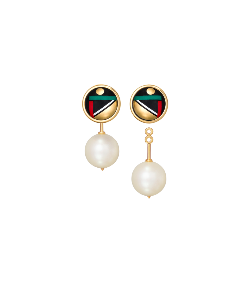 Серьги "Жемчужная капля"