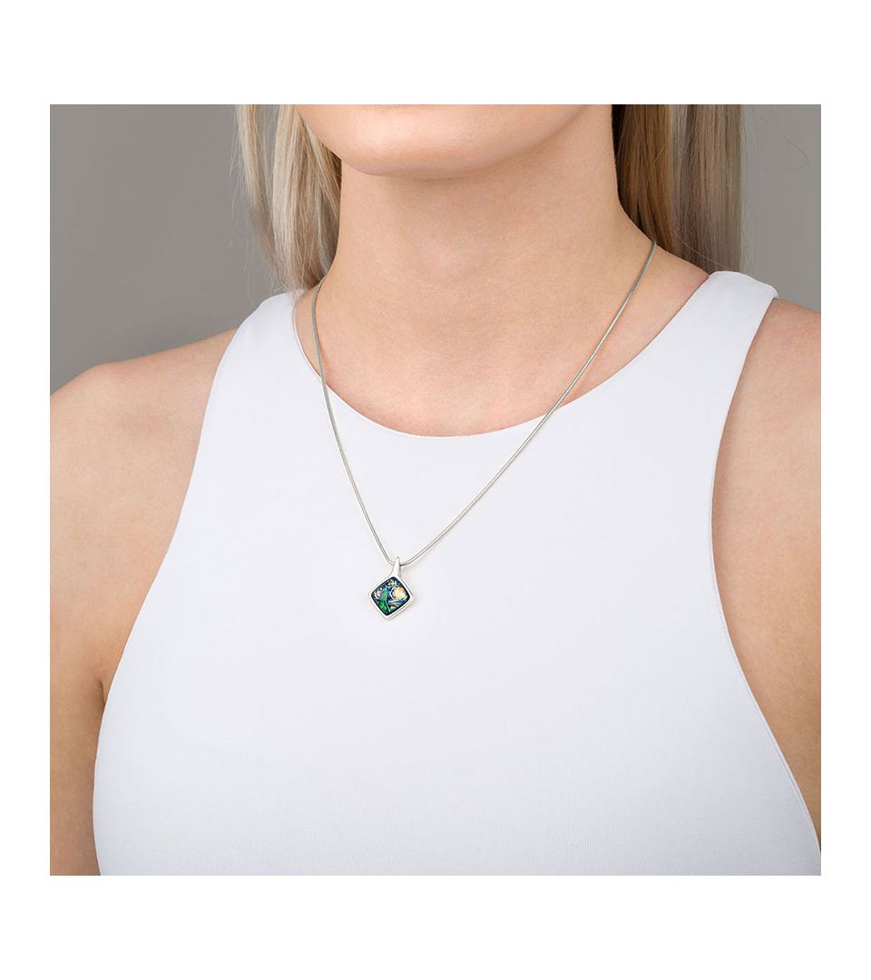 Кулон «Каре» & Цепочка Змейка