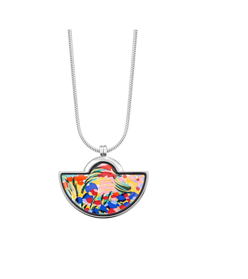 Кулон Большой полумесяц & Цепочка Змейка