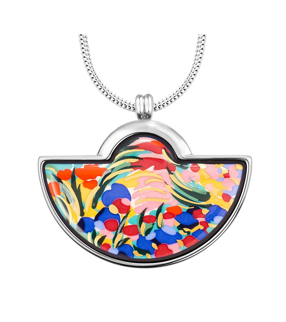 Кулон Большой полумесяц & Цепочка Змейка