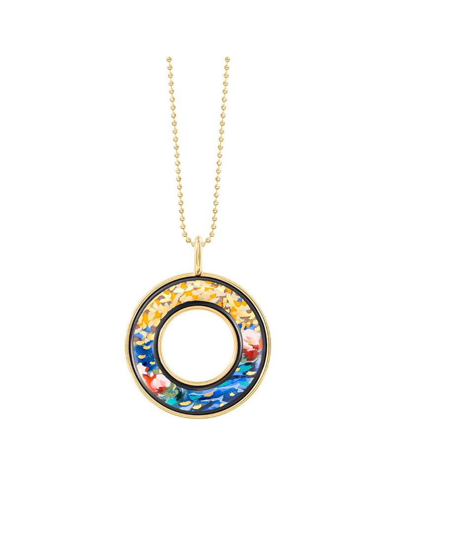 Кулон Елена & цепочка Перлина