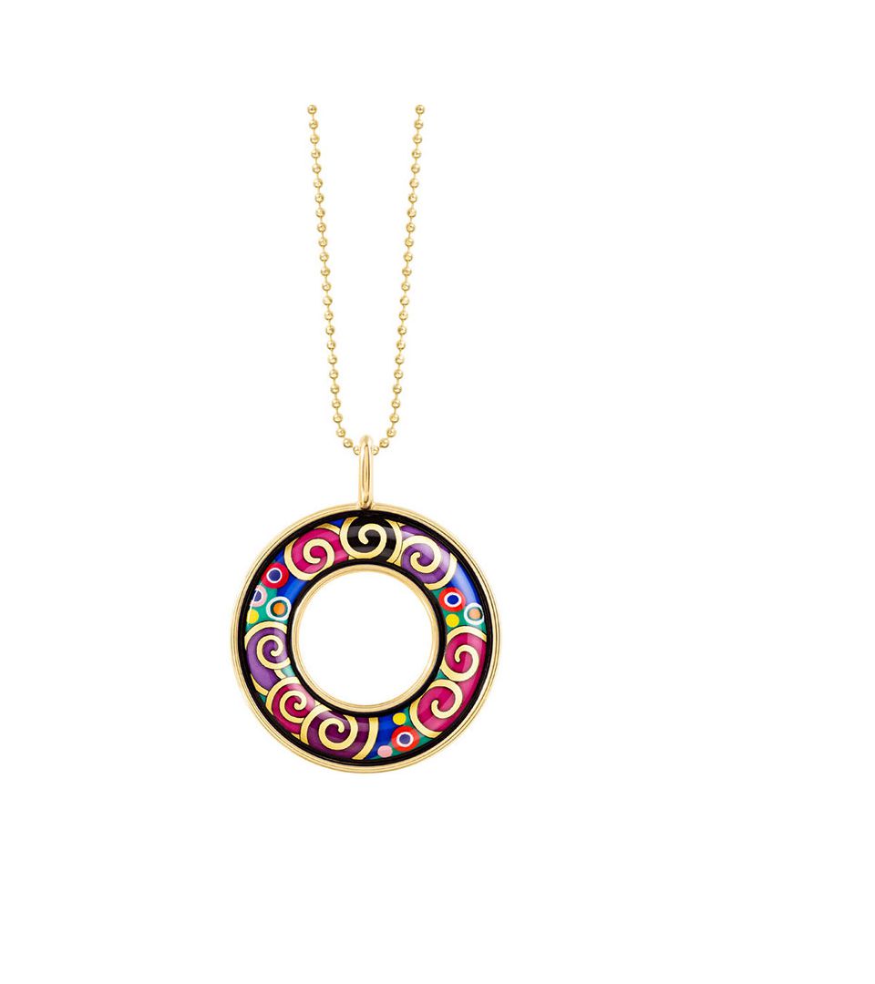 Кулон Елена & цепочка Перлина