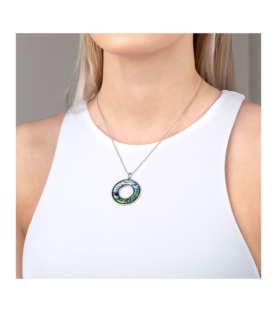 Кулон Елена & цепочка Перлина