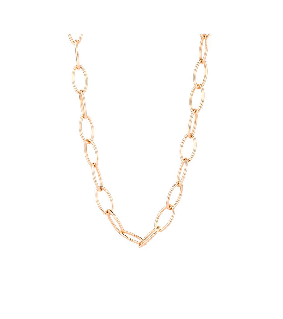 Кулон Полная луна & Цепочка якорная