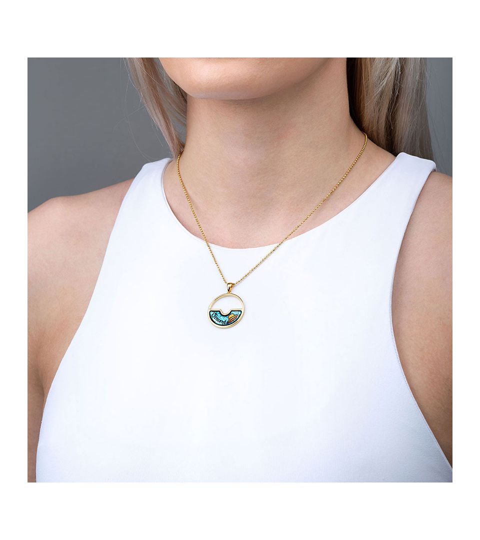 Кулон Свинг & цепочка Перлина