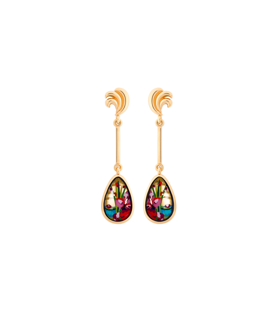 Серьги "Миндаль"