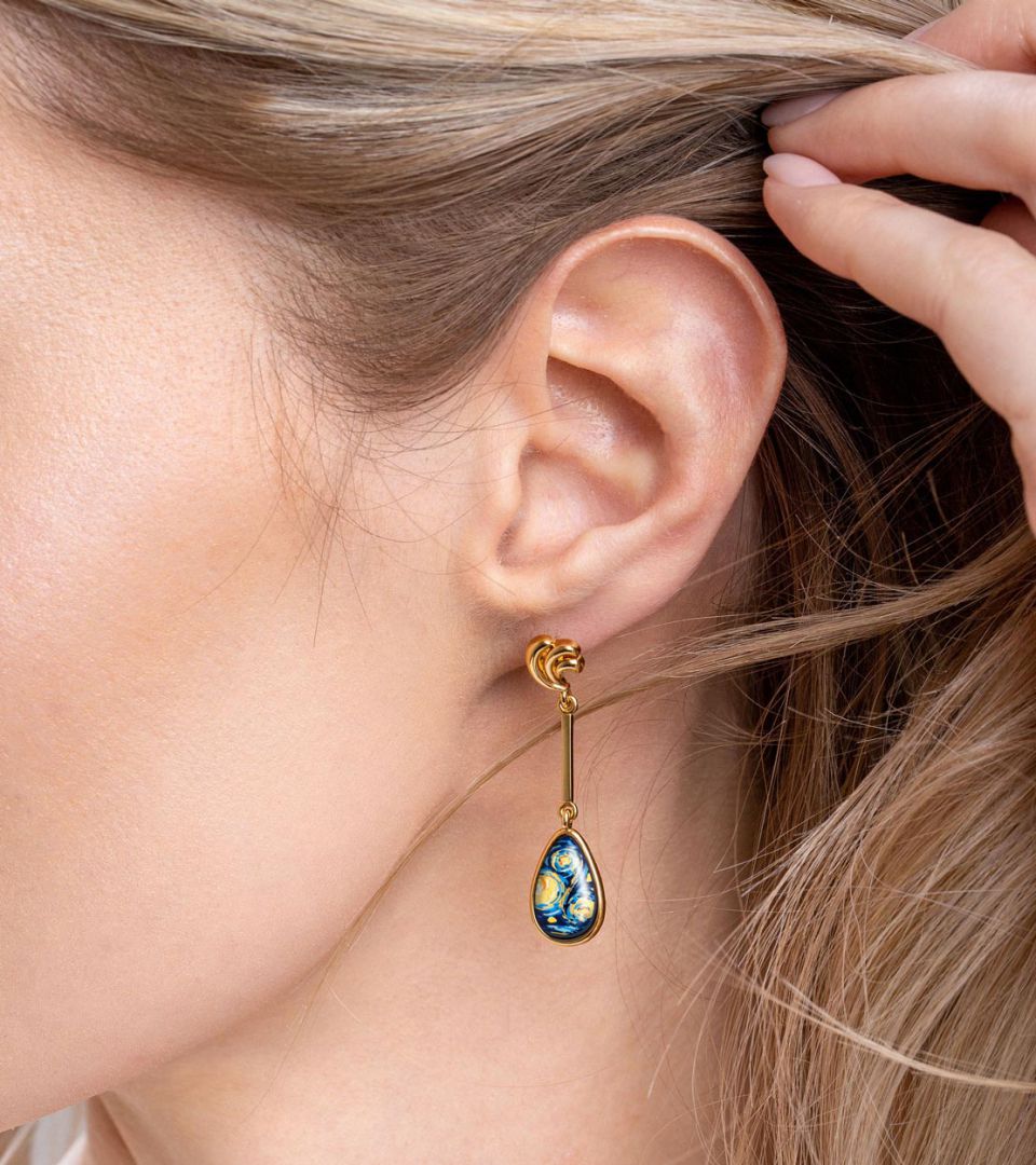 Серьги "Миндаль"